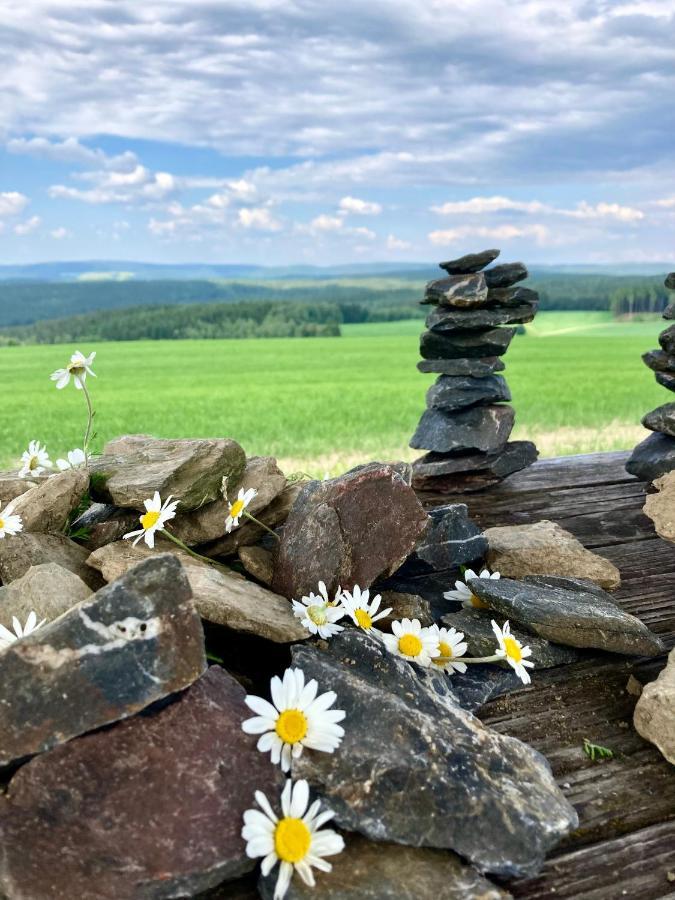 Wohlfuehlherberge Weitblick Erlbach  Exteriér fotografie